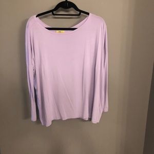 Lavender piko top size Small